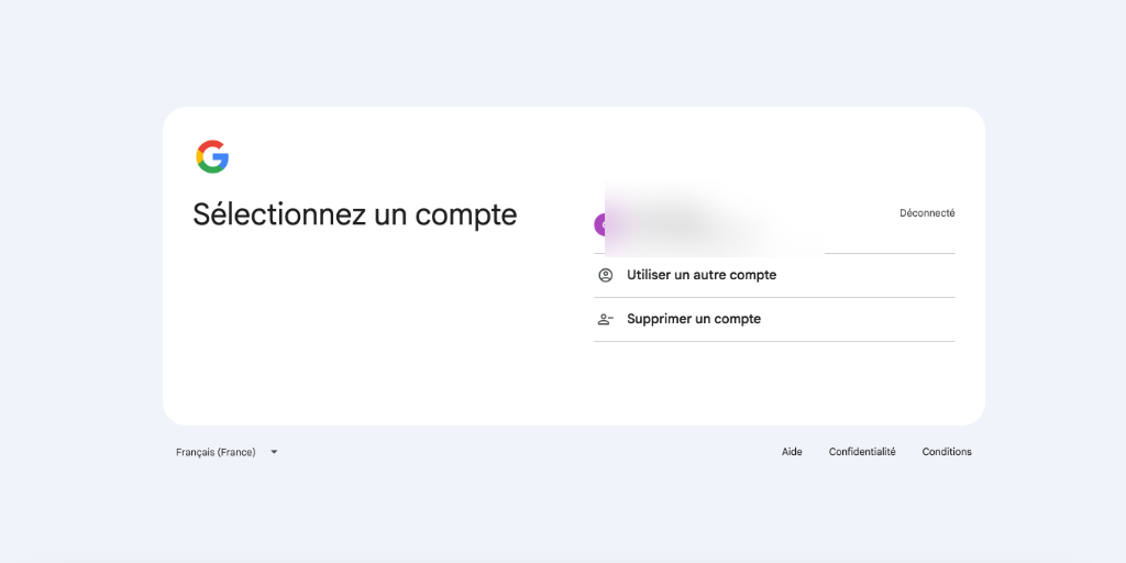 Étape 3 : Authentification Google